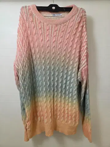 ZARA 케이블 짜임 니트 스웨터 M