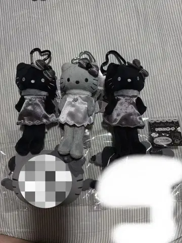 헬로키티 봉제 인형 3개 세트