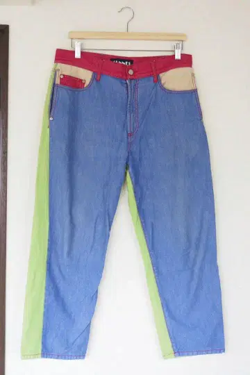 SUNNEI 컬러 데님 팬츠