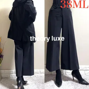 띠어리 럭스 정가 31만원 와이드 팬츠 블랙 ML
