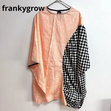프랭키그로우 frankygrow 곰 패턴 도트 무늬 원피스 일본제
