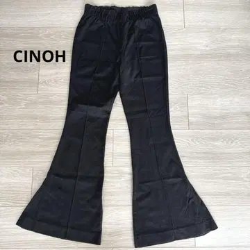 CINOH 블랙 플레어 팬츠 36