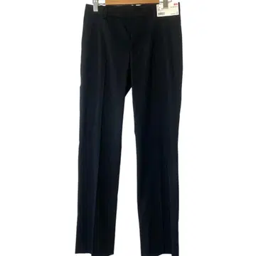 택 포함 새상품 UNIQLO 블랙 스트레치 팬츠 톨 사이즈 58cm
