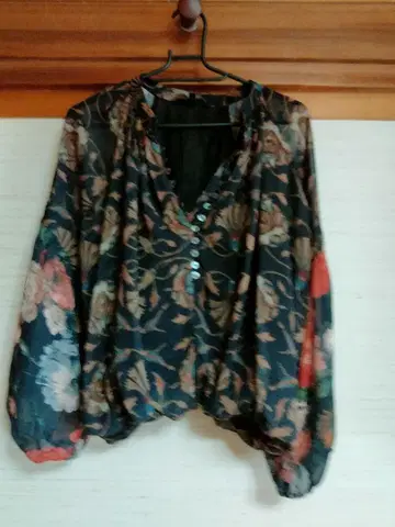 Desigual 플라워 프린트 블라우스 S