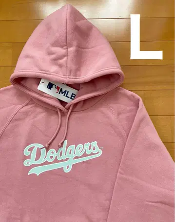 새상품 MLB 다저스 여성용 후드티 트레이닝복 속기모 핑크 L