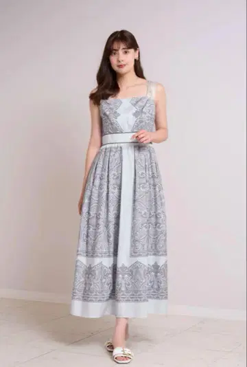 Herlipto Marbella Panel Printed Dress