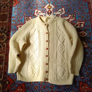 구제 의류 vintage 아란 니트 가디건