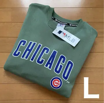 새상품 MLB 시카고 컵스 속기모 맨투맨 트레이닝복 로고 L