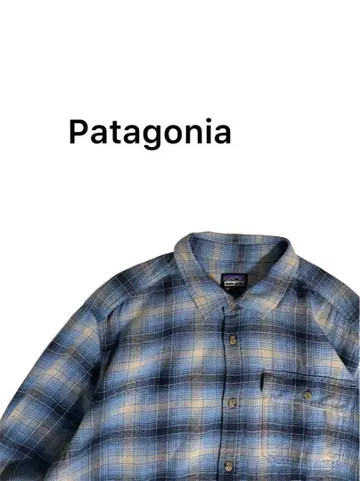 Patagonia 피오르 플란넬 셔츠 섀도우 옴브레