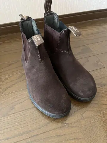 Blundstone 브라운 사이드 고어 부츠