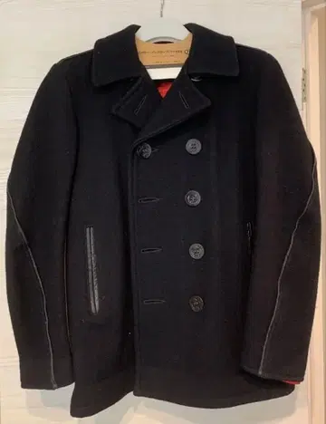 Schott 울 피코트 사이즈 38 블랙