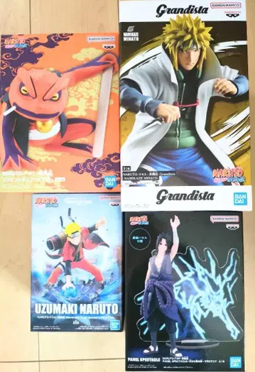 NARUTO 돌풍전 나루토 미나토 사스케 가마분타 피규어 세트