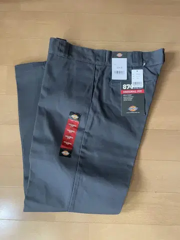 Dickies 874 오리지널 핏 그레이 36 x 30 새상품