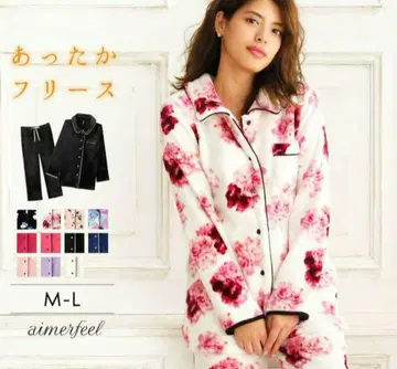 aimerfeel 꽃무늬 룸웨어 L 상하의 세트