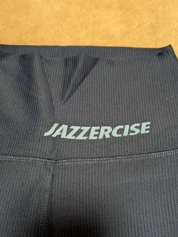 새상품급 JAZZERCISE 다크 블루 하이웨스트 레깅스 XS