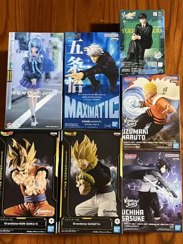 프라이스 피규어 7체 일괄 판매 드래곤볼 NARUTO