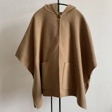 OHGA 리버 판초 2024AW 카멜