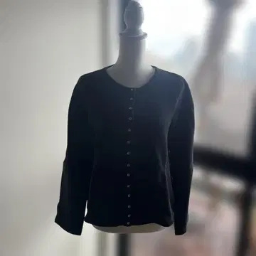 아그네스베 가디건 프레션 블랙