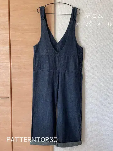 PATTERNTORSO 데님 오버롤 살로펫 프리 사이즈
