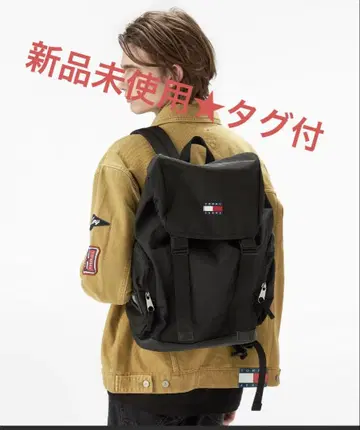 미사용 새상품 택 포함 TOMY jeans 백팩 블랙