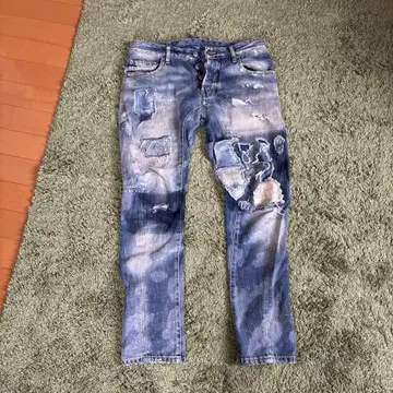 DSQUARED2 데미지 데님 팬츠 사이즈 44