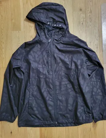 바틀 BURTLE 카모 패턴 후드 부착 자켓 XXL