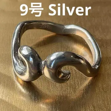 [ 9호 ] 실버 반지 SILVER 각인 있음 핑키링 개성있는