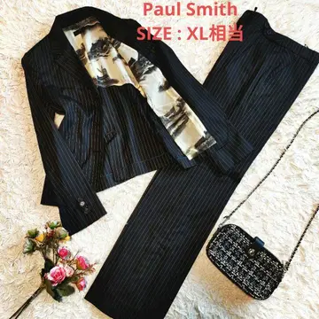 [컨디션 최상] 폴스미스 셋업 수트 와이드 팬츠 울 실크 XL 상당