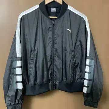 PUMA 아우터 안감 메쉬 크롭 우븐 자켓 525208