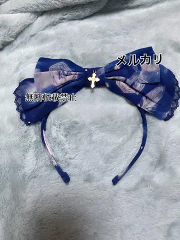 angelic pretty 세실리아크로스 머리띠