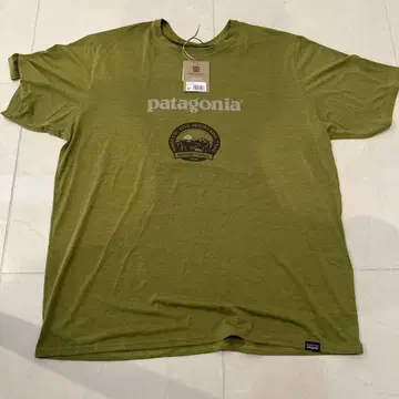 patagonia 2025 신에츠고가쿠 트레일 T셔츠 L 올리브 그린
