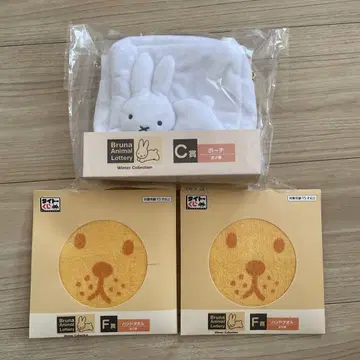 미피 복권 파우치와 핸드 타월 2개