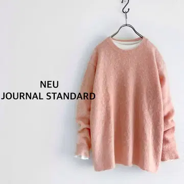 NEU JOURNAL STANDARD 모헤어 혼방 크루넥 니트