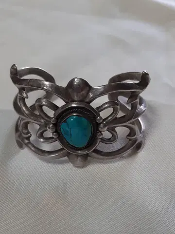 터콰이즈 실버 뱅글