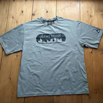 BEAMS DESIGN 그린 티셔츠 남성용 L 사이즈