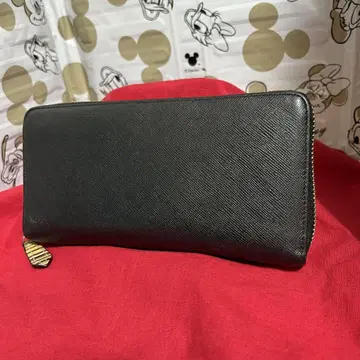 PaulSmith 폴스미스 장지갑 지퍼 스트로우 그레인 2 블랙!!