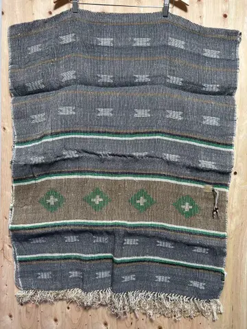 GO HEMP 네팔제 hemp 혼합 대형 숄 미사용품