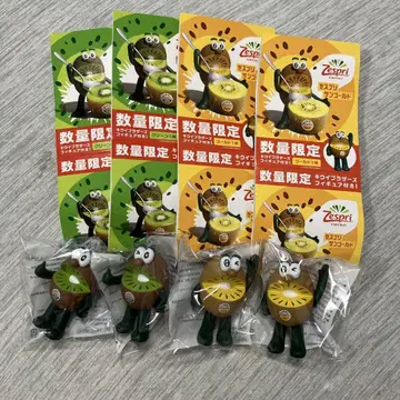 Zespri 키위 캐릭터 피규어 4개 세트