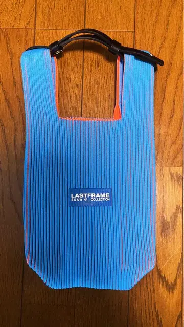 LASTFRAME 리브 디자인 핸드백 파랑
