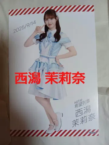 NGT48 극장 복권 특전 엽서 니시가타 마리나