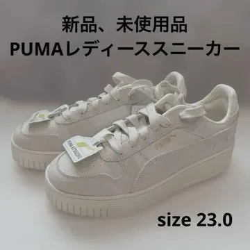 [새상품, 미사용품] PUMA 여성용 스니커즈 size 23.0 화이트