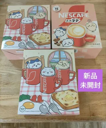 새상품 치이카와 네스카페 후와라떼 15개입 NESCAFE 3상자