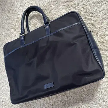 남성용 훌라 FURLA 비즈니스 백 네이비 가죽 나일론