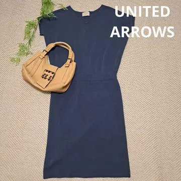 UNITED ARROWS 유나이티드 애로우즈 니트 원피스 네이비