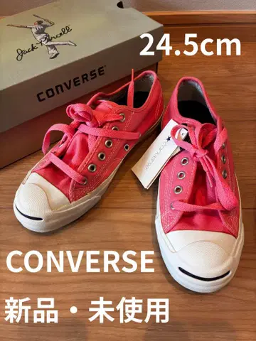 CONVERSE 핑크 스니커즈 24.5cm 잭 파셀