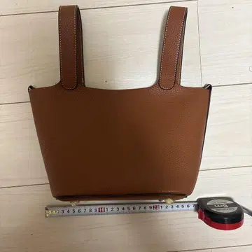 브라운 토트백