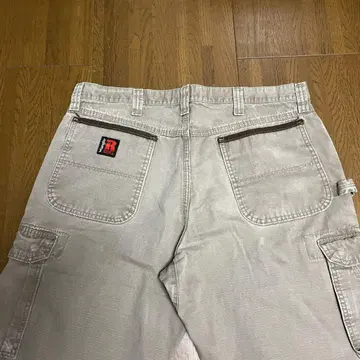 Wrangler 와이드핏 워크 팬츠 그레이 W36