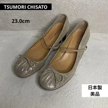 츠모리치사토 TSUMORI CHISATO 펌프스 리본 일본제 새상품급