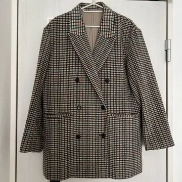 테일러드 더블 코트 자켓 미라 오웬