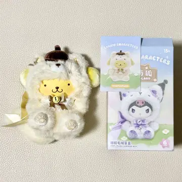 산리오 MINISO 중국 한정판 폭스 아일랜드 참 폼폼푸딩